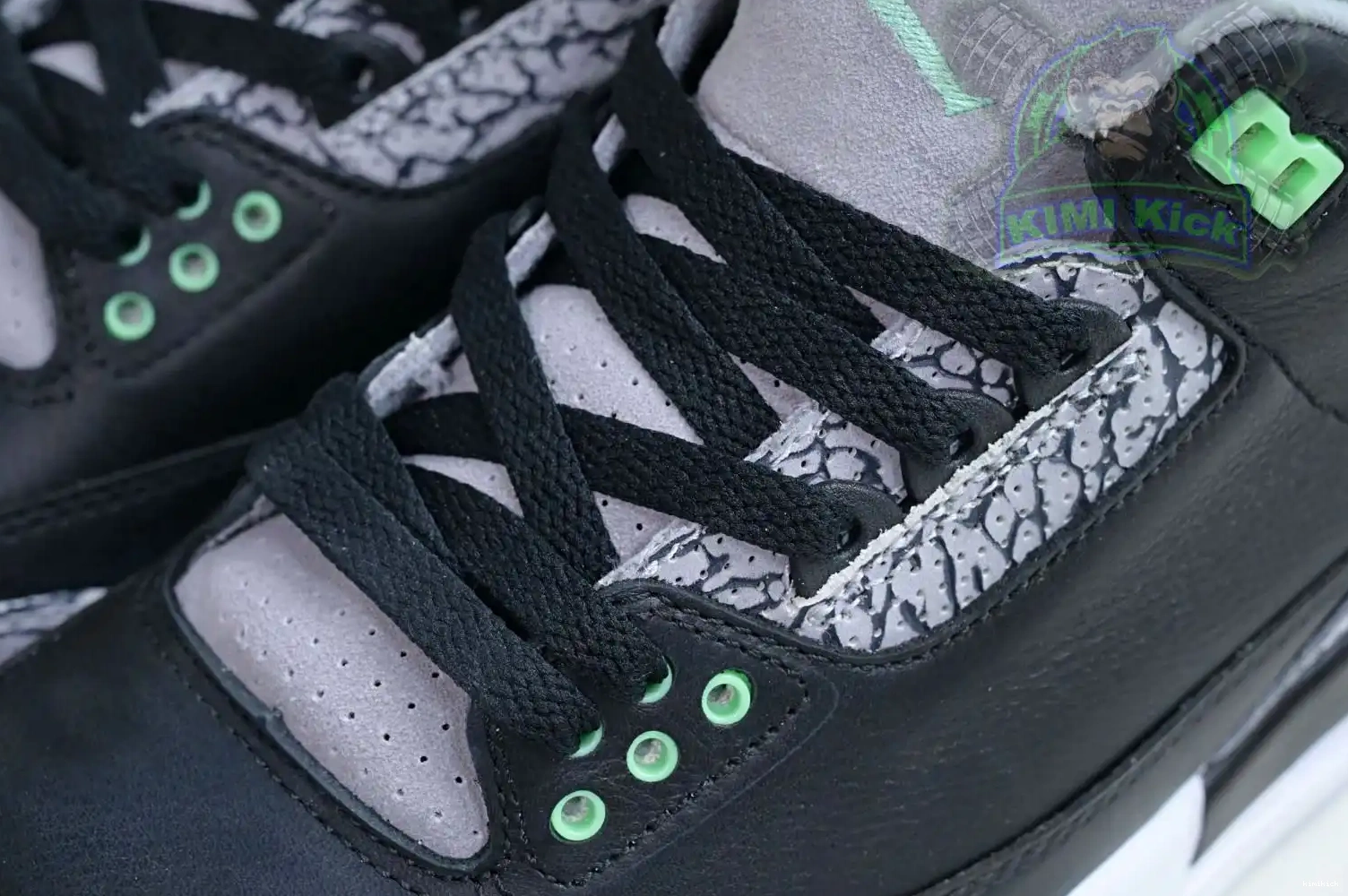 Air Green Jordan 3 Glow Kimikick 0608